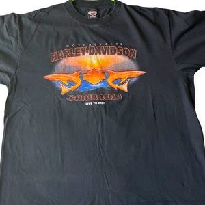 Vintage Harley Davidson T-shirt 👕 🏍️ the U.S Virgin Islands Edition